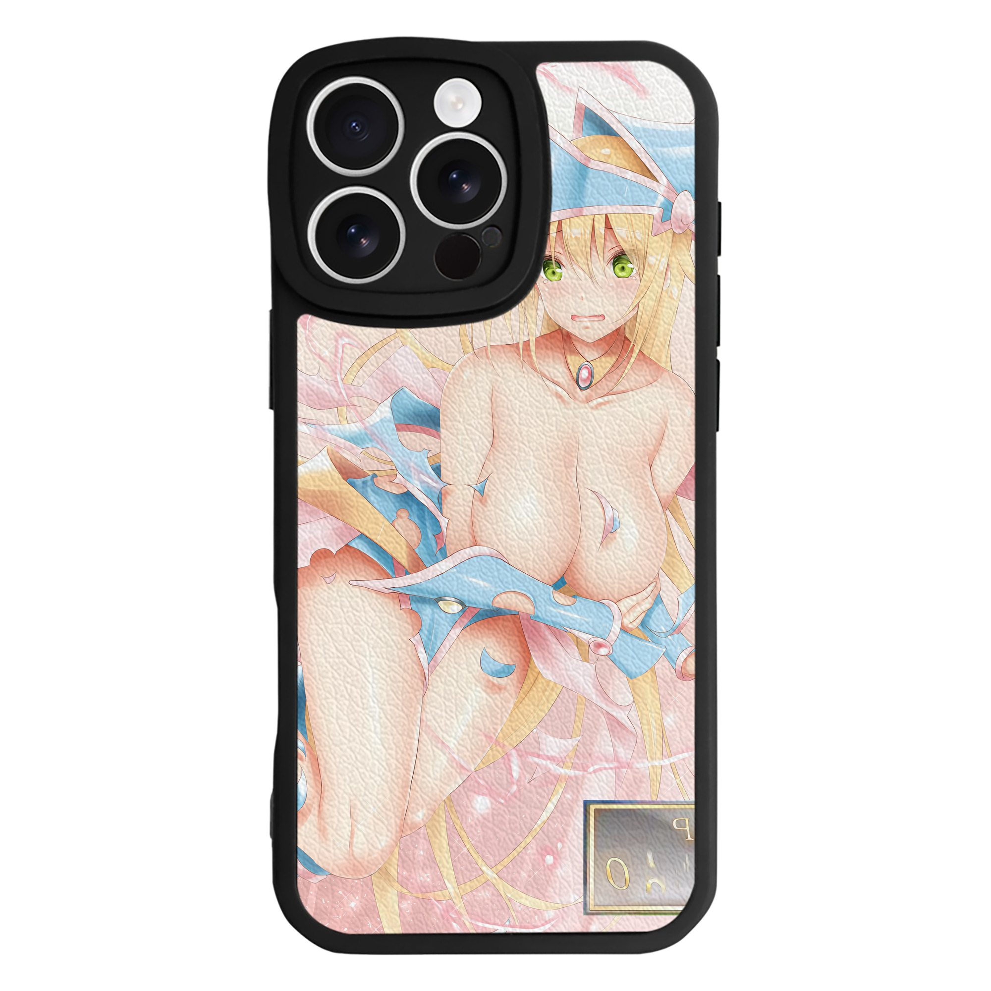 （画像用） 遊☆戯☆王 Yu-Gi-Oh! 【iPhone 16シリーズ対応】シリコンスマホケース（レザー調） 材質：シリコン